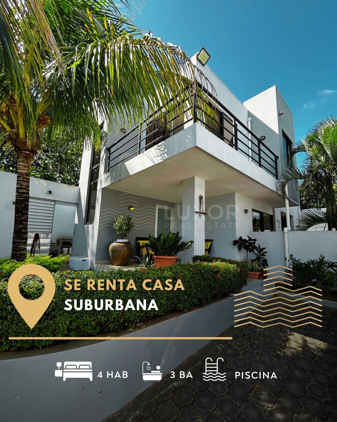 Casa en alquiler en Memorial Sandino