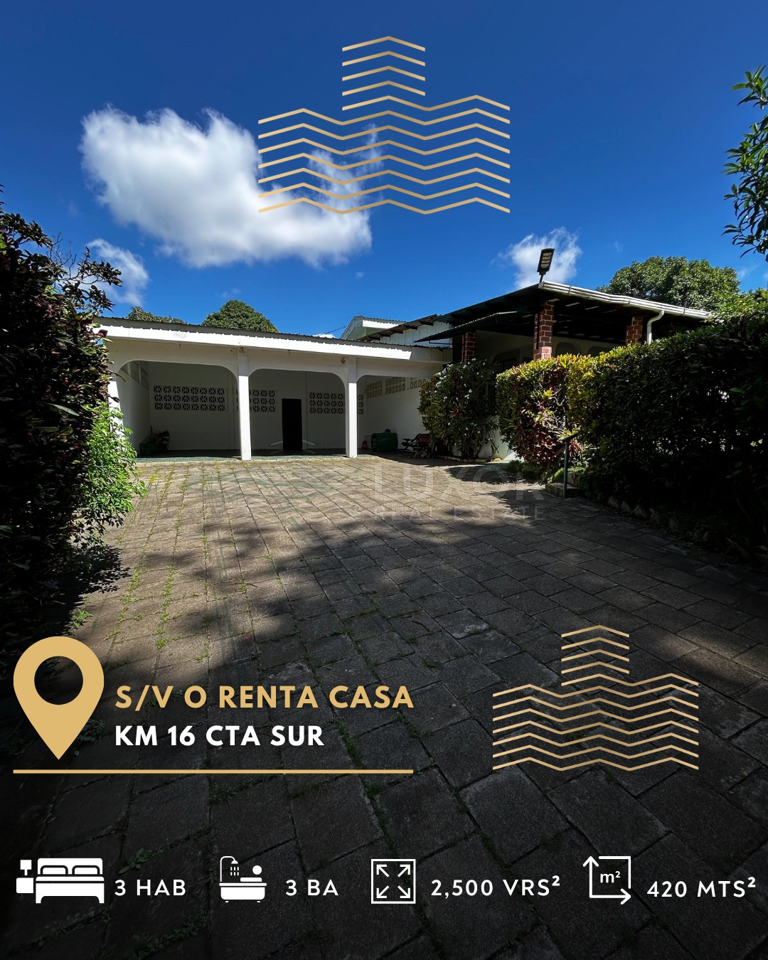 Casa en venta o alquiler en Carretera Sur